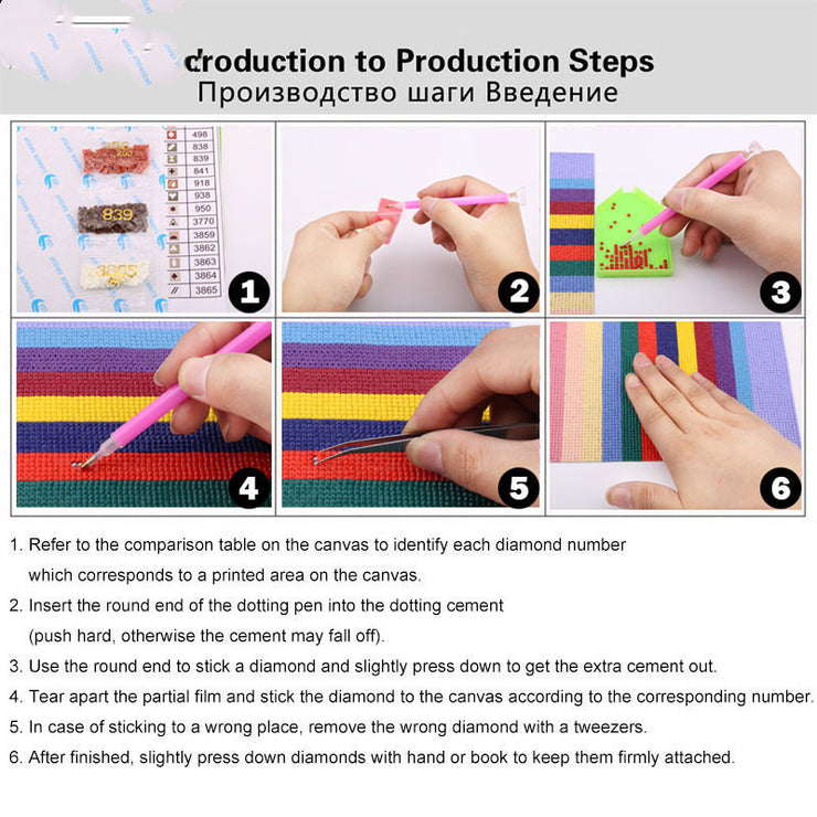 Living Room Decoration Painting Round Square Diamond