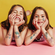 Environmentally Friendly Waterproof Cute Mermaid Children's Cartoon Birthday Party Tattoo Stickers