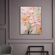 Handmade Oil Painting Canvas Wall Art Decoration 3D Texture Thick Oil Flowers Modern Abstract For Home Room Decor