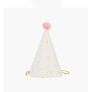 Plush ball printing party birthday hat children adult dress up supplies
