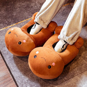 Spoof Cute Doll Toys Warm Plush Shoes