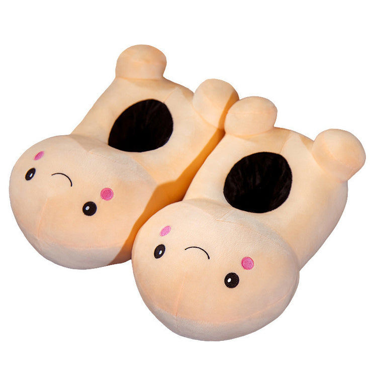 Spoof Cute Doll Toys Warm Plush Shoes
