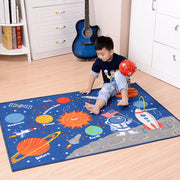 Outer Space Kids Rug Cute Kids Room Carpet