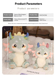 Cartoon Dragon Doll Plush Toys Cute Ornaments