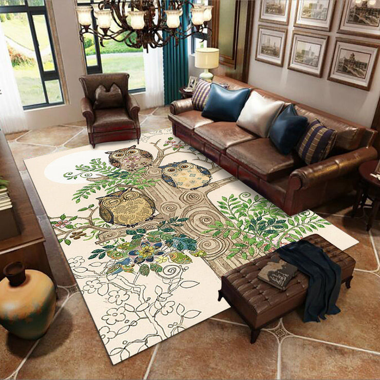 Creative Cartoon Printed Home Living Room Carpet