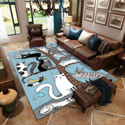 Creative Cartoon Printed Home Living Room Carpet