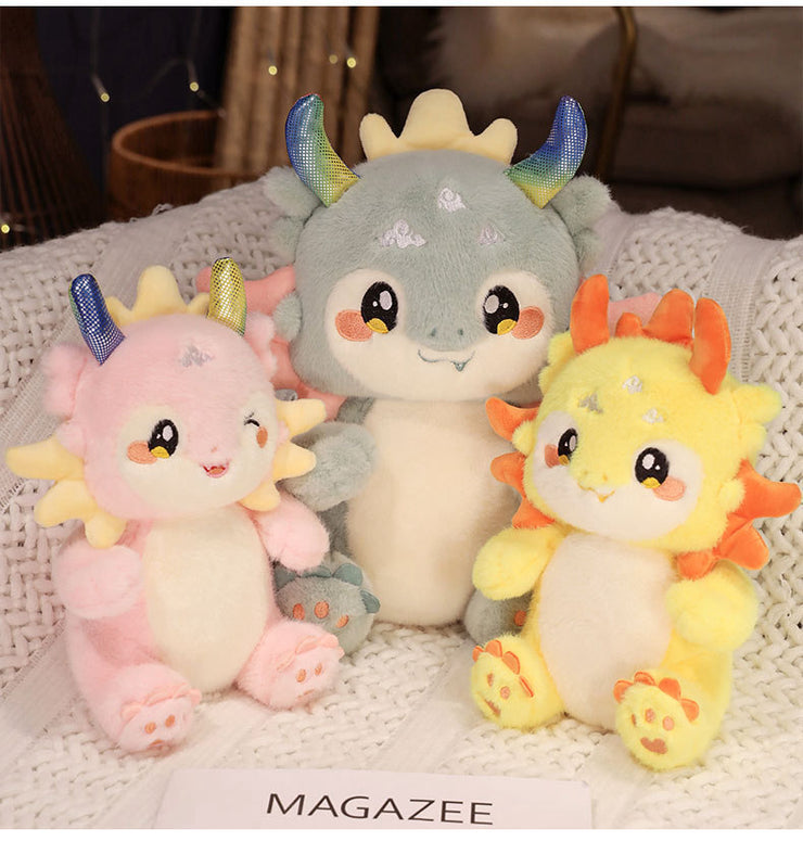 Cartoon Dragon Doll Plush Toys Cute Ornaments