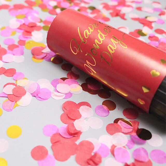 Wedding Birthday Party Supplies Paper Hand-twisted Firework Tube