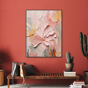 Handmade Oil Painting Canvas Wall Art Decoration 3D Texture Thick Oil Flowers Modern Abstract For Home Room Decor