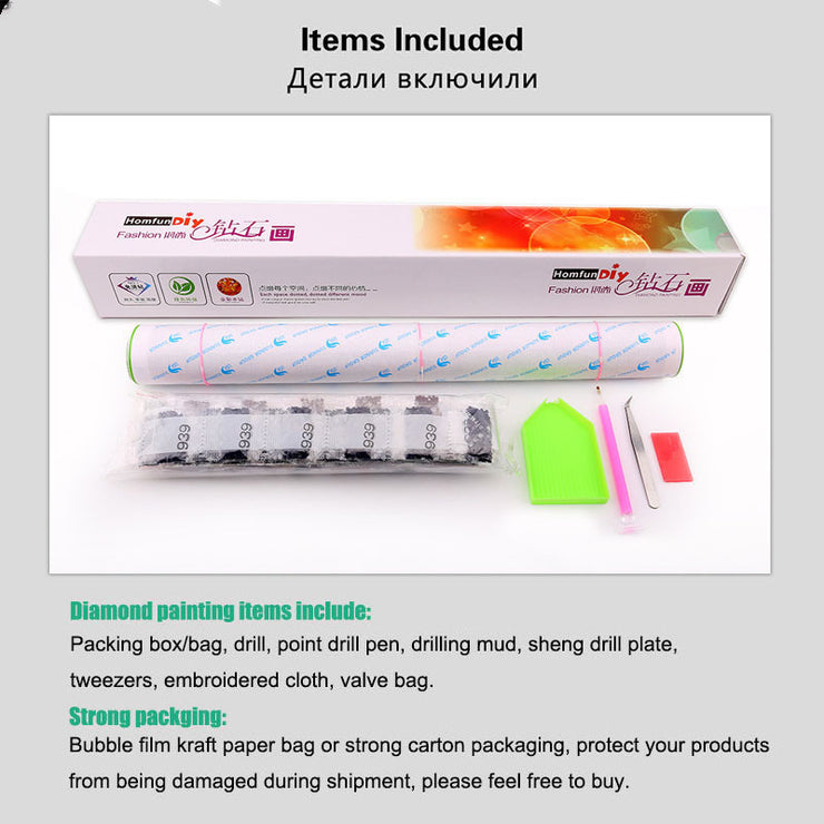 Living Room Decoration Painting Round Square Diamond