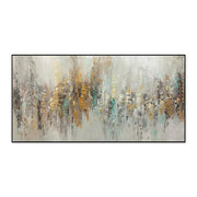 Handmade Abstract Oil Painting On Canvas Light Luxury Horizontal Wall Art For Living Room Bedroom Decor