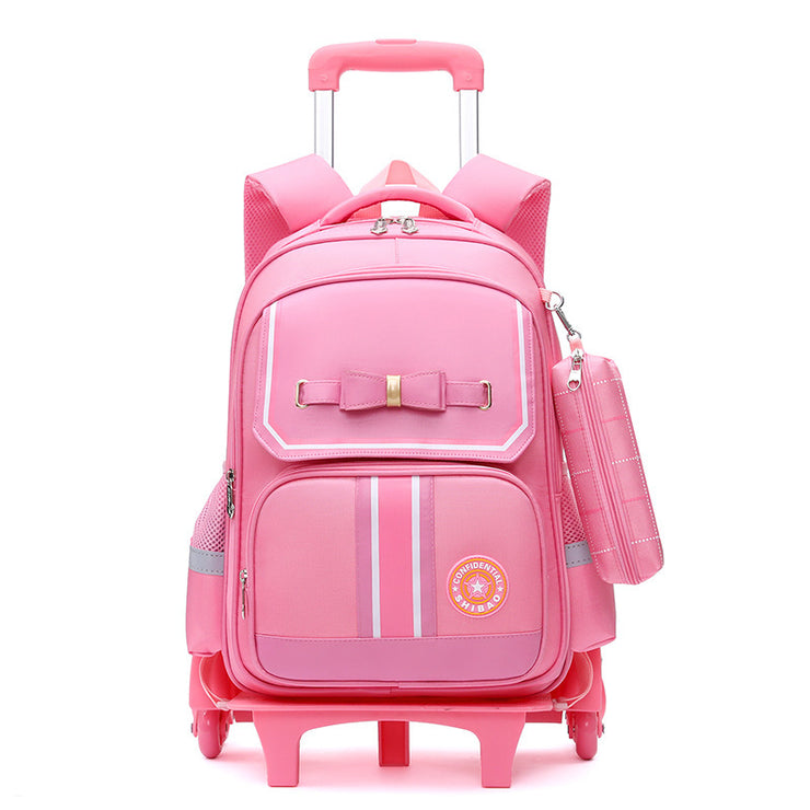 Primary School Children Burden-relieving Backpack Dual-use