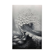 Abstract 3D Ocean Wave Thick Art Hand-painted Oil Painting Room Decor Art Paintings Wall Pictures Artwork For Home Decor