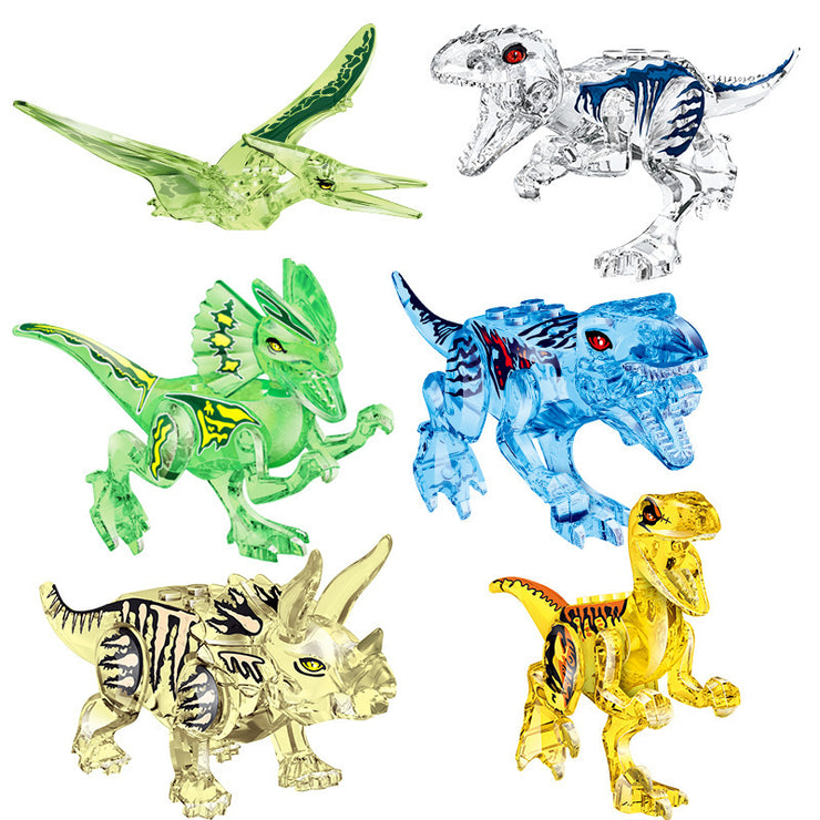 Crystal Dinosaur Building Blocks Assembled Educational Toys