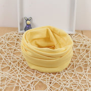 Cute Cotton Kids Scarf Baby Solid Autumn Winter Warm Scarves
