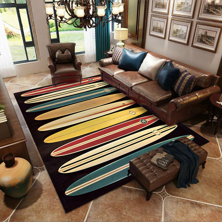 Creative Cartoon Printed Home Living Room Carpet