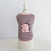 Fashion Plaid Animal Head Milk Dog Clothing