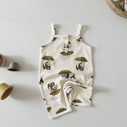 Baby Jumpsuit Class A Waffle Baby Going Out Clothes