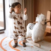 Baby Jumpsuit Class A Waffle Baby Going Out Clothes