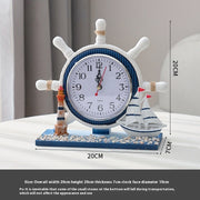 Bedroom Decoration Living Room Wooden Clock Ornaments