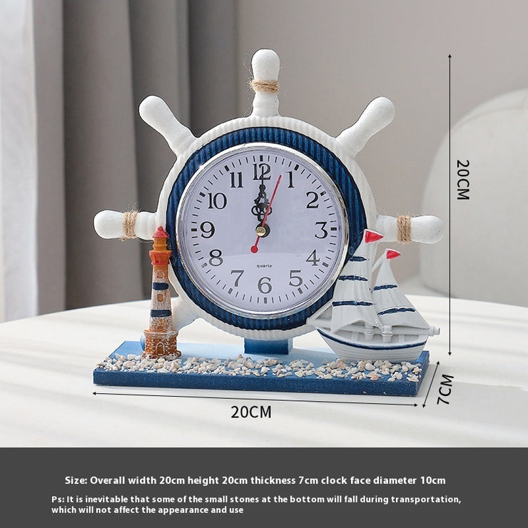 Bedroom Decoration Living Room Wooden Clock Ornaments