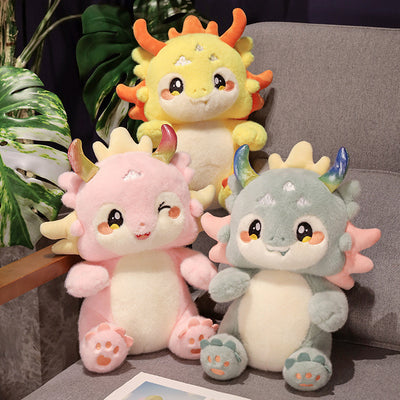 Cartoon Dragon Doll Plush Toys Cute Ornaments