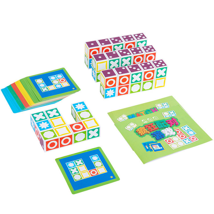 Children's Space Logical Thinking Matching Geometric Game Puzzle Children's Interactive Learning Educational Toys