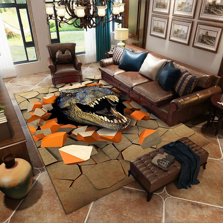 Creative Cartoon Printed Home Living Room Carpet