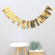 Laser Letters Birthday Pull Flag Decoration Party Supplies