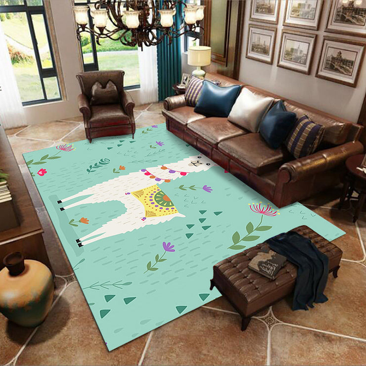 Creative Cartoon Printed Home Living Room Carpet